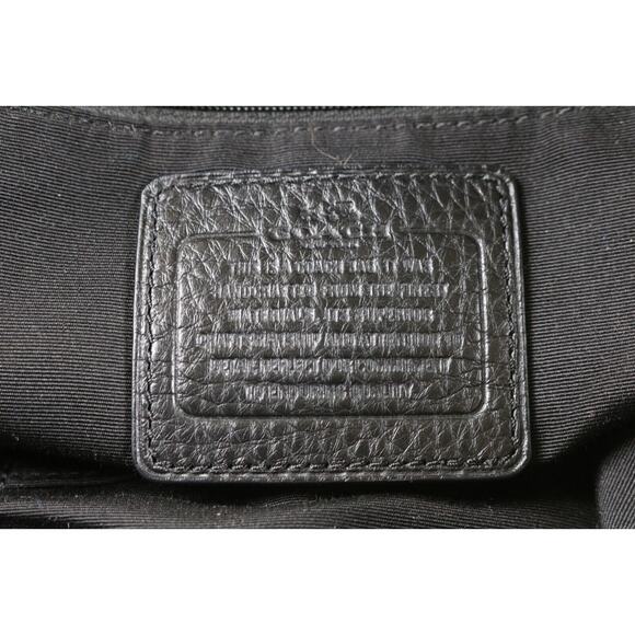 Coach Backpack Womens Black Pebble Leather Billie Turnlock F37410 2016 Handbag - Picture 9 of 11